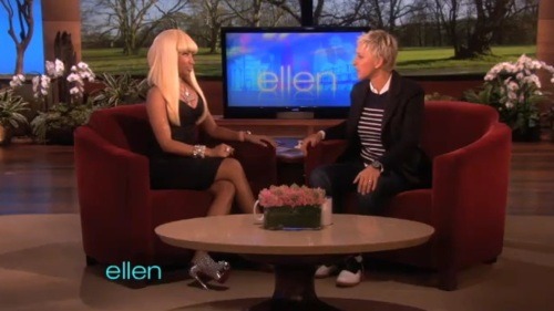 Nicki Minaj On Ellen Shoes. Look At Nicki Minaj#39;s High