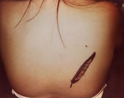 feather tattoos gotta love em