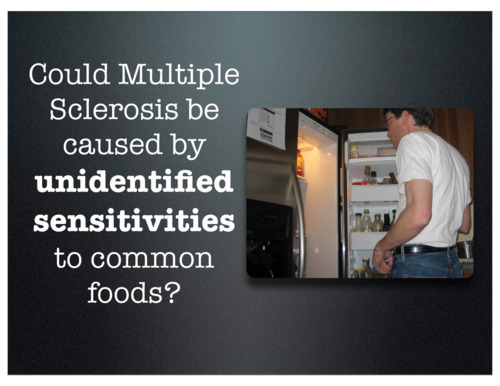 multiple sclerosis caused by food sensitivities