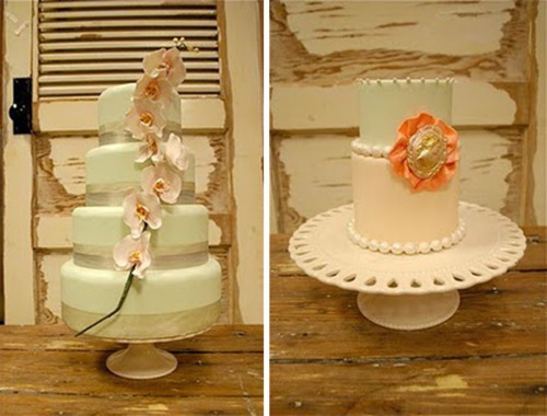 Who wants a boring cake Here are some cute vintage inspired wedding cakes 