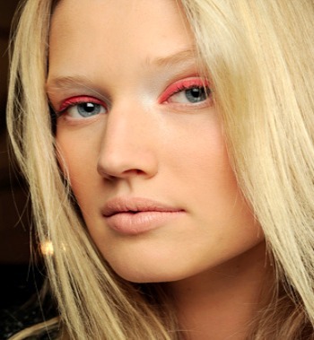pretty pink eye makeup. Trend Alert: Hot Pink