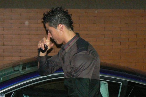 cristiano ronaldo haircut 2011. Cristiano Ronaldo night out