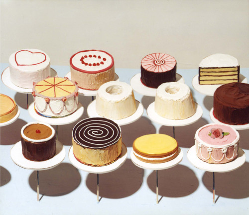 pop art wedding cakes inspired by the artwork cakes by wayne thiebaud 