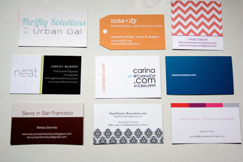 San Francisco Bloggers Business Cards
