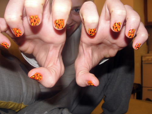 My friend Steph and I had another nail party last night