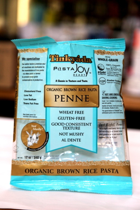 Gluten Free Pasta: Tinkiyada Organic Brown Rice Penne Pasta