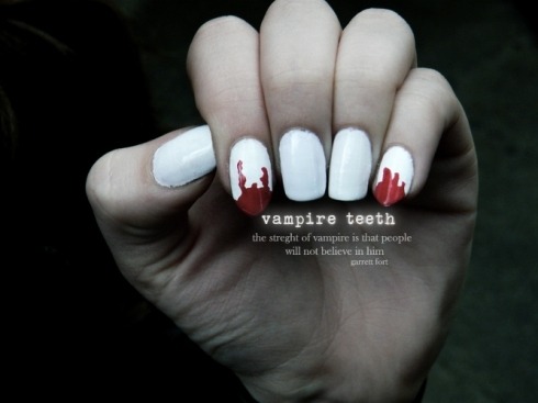 vampire nails  Tumblr