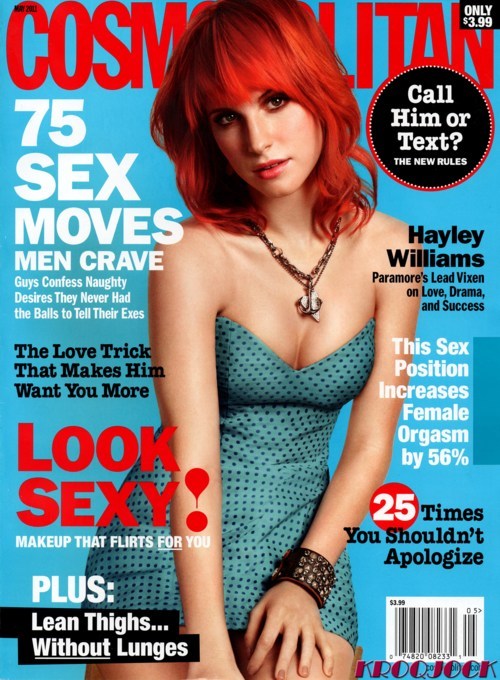 hayley williams cosmo cover 2011. Hayley Williams on the May