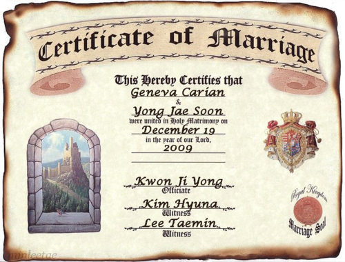 The Marriage Certificate movie
