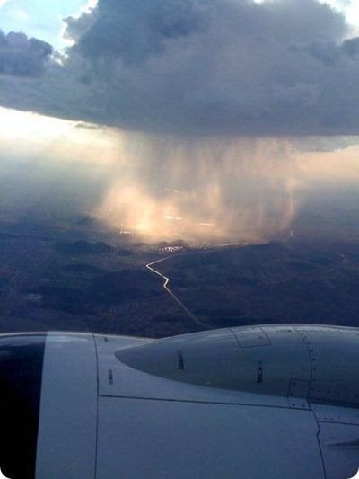 This is how the rain looks like when you're up there. - Asika's Inspiration