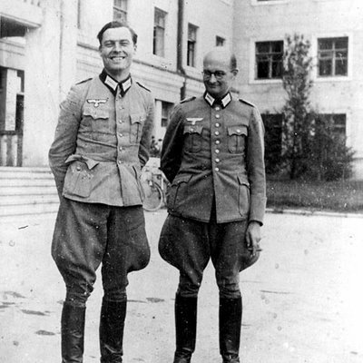 claus von stauffenberg. Better known as simply “Claus von Stauffenberg”. Here he is standing beside 