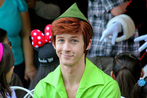 There's a tumblr dedicated to the hot peter pan that works at disneyland