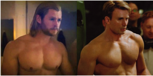 Chris Evans Captain America Body