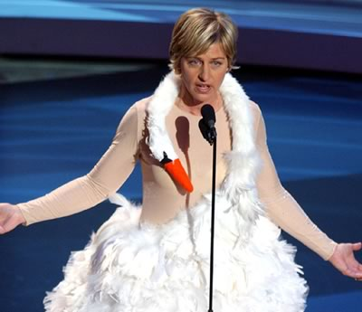 Ellen ok bjork we know that But I totally am the swan godess
