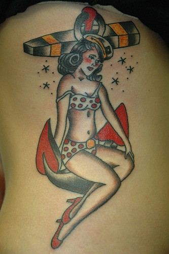 Tagged nautical tattoo sailor girl anchor Source cookiesandtitties