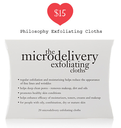 Philosophy microdelivery exfoliating cloths