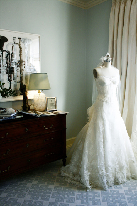 Designer wedding gown