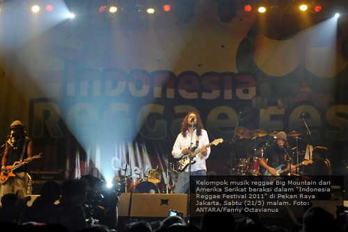 The Big Mountain - Indonesian reggae festival 2011 : "One love, one heart"