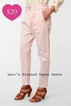 Levi's Pleated Taper Pants
