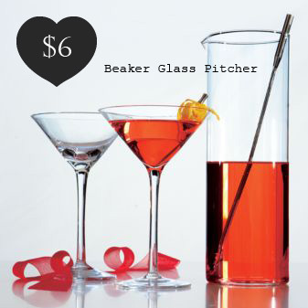 CB2 Beaker Glass Pitcher