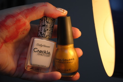 cracking nail polish. #Barry M #cracking nail polish