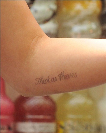 hilary duff tattoo. Hilary Duff sports a tattoo