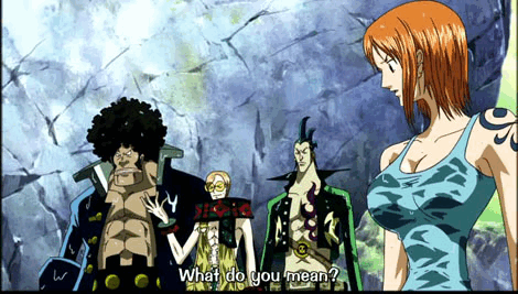 look at nami's breasts jump in response to robin's if women spend a lot of