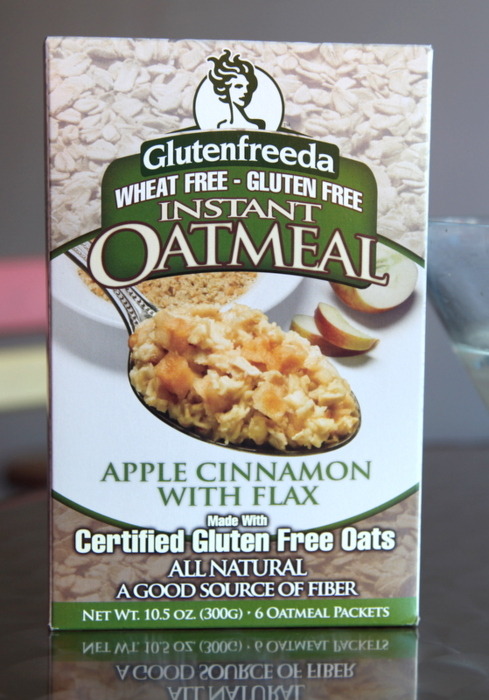 Gluten Free Oatmeal: Glutenfreeda Apple Cinnamon with Flaxseed Instant Oatmeal