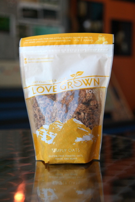 Gluten Free Granola: Love Grown Foods Simply Oats Oat Clusters & Love