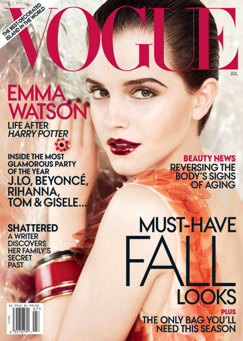 Emma Watson Eye Makeup. EMMA WATSON rocks a Prada