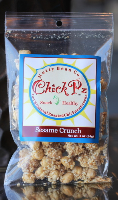Gluten Free Snacks: Nutty Bean Co. Sesame Crunch Chick Pz