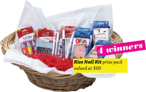 July 4 - Kiss Nail Kit prize packs (4 winners) valued at $60