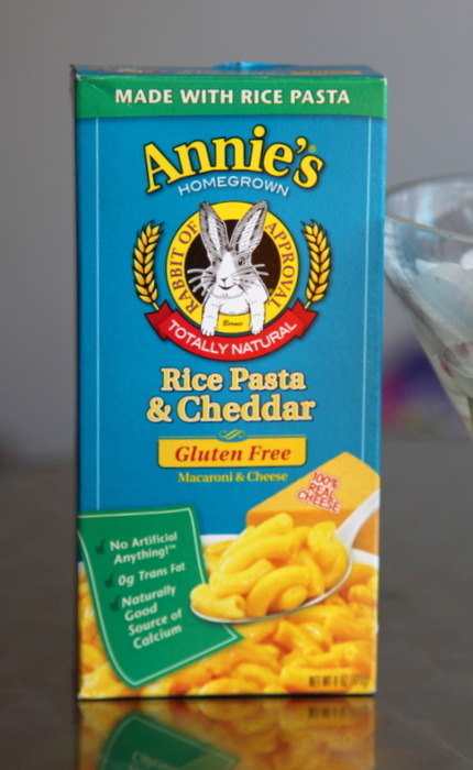 Gluten Free Pasta: Annie's Homegrown Gluten Free Macaroni and Cheese