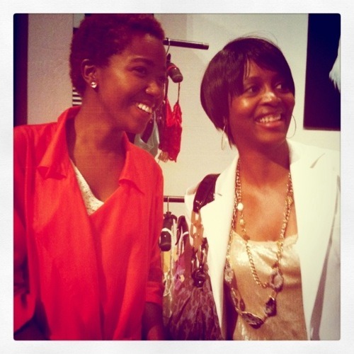  Adelle (Fashionista Lab) and Kim (J'adore Couture) looking glam! 