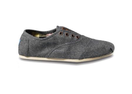 Toms Shoes like this I don't like to wear HIGH HEELS just you know