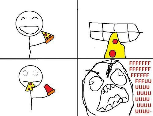 this happens all the time...when I ate pizza