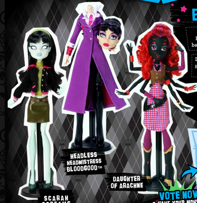 High on Three New Possible Monster High Dolls  That May Be Mass Produced