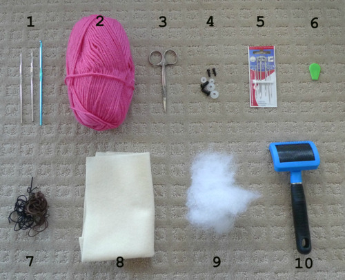 Hướng dẫn làm thú bông len amigurumi handmade