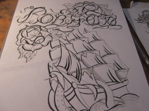 My tattoo design drawings Peter Rose