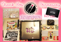 Join Makeup Diary's "Just Because" Thank You Giveaway!