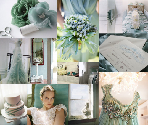 Instead wear a bluegreen wedding gown host your guests at a garden 
