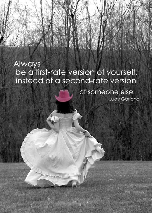 Favorite Quote. image. #judy garland, #be yourself #quote. Loading.