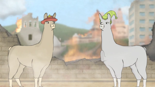 llamas with hats | Tumblr