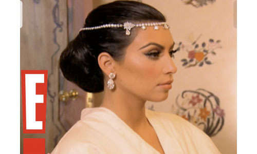 Holy Headpiece Kim Kardashian 39s Wedding Tiara
