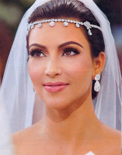 kim kardashian wedding makeup