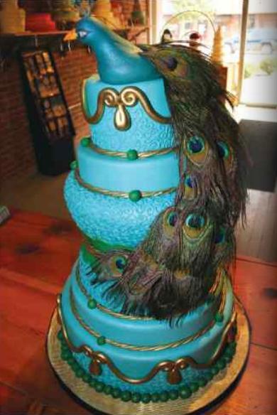 Peacock Cakes