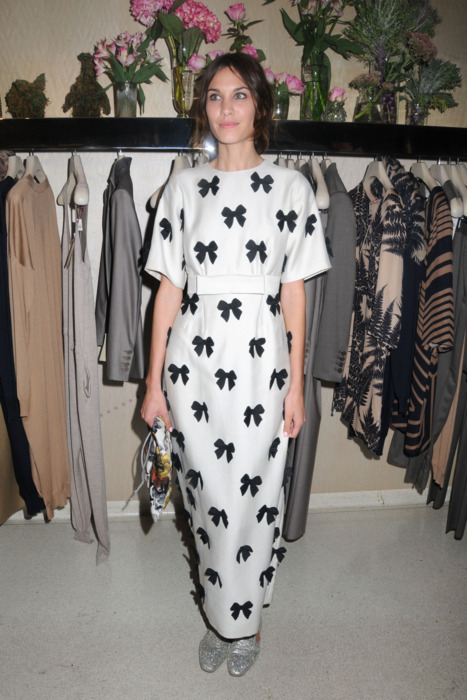 Alexa Chung at the Stella McCartney-Vogue Fashions Night Out 2011 in ...