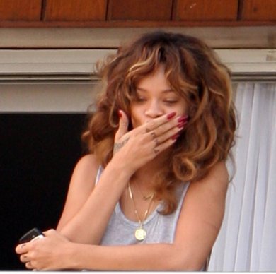 Rihanna was spotted in Brazil with a new tattoo can you guess what it is