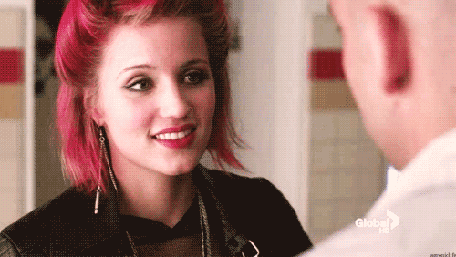Quinn Fabray image Quinn is coming backing to school with pink hair 