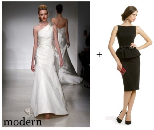your wedding color scheme until you have a gown you love and bridesmaid